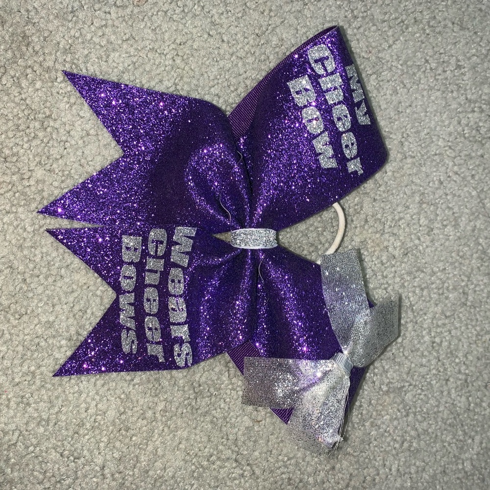 Purple Sparkle Bow